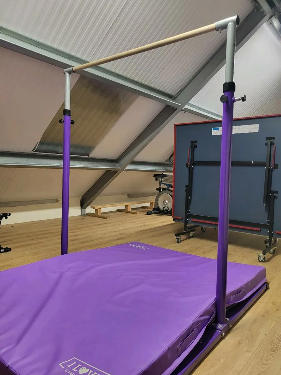 Gymnastics High Bar and Mat - Image 3
