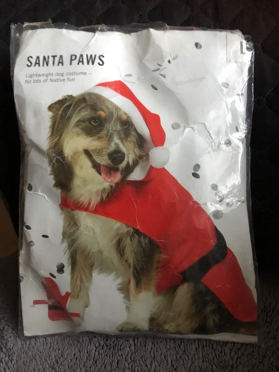 Dogs Xmas suit size L €5 - Image 1