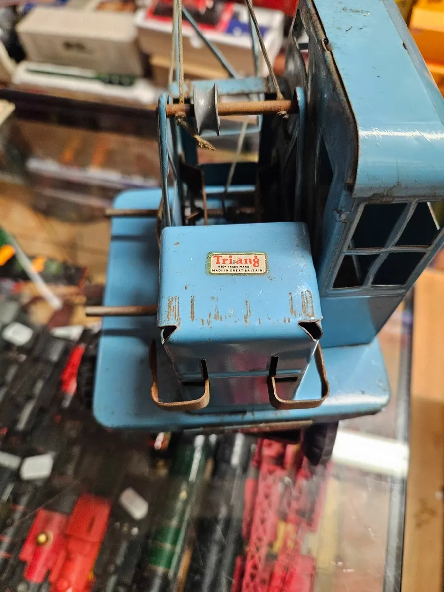 Vintage Triang Pressed Steel Crane - Image 4