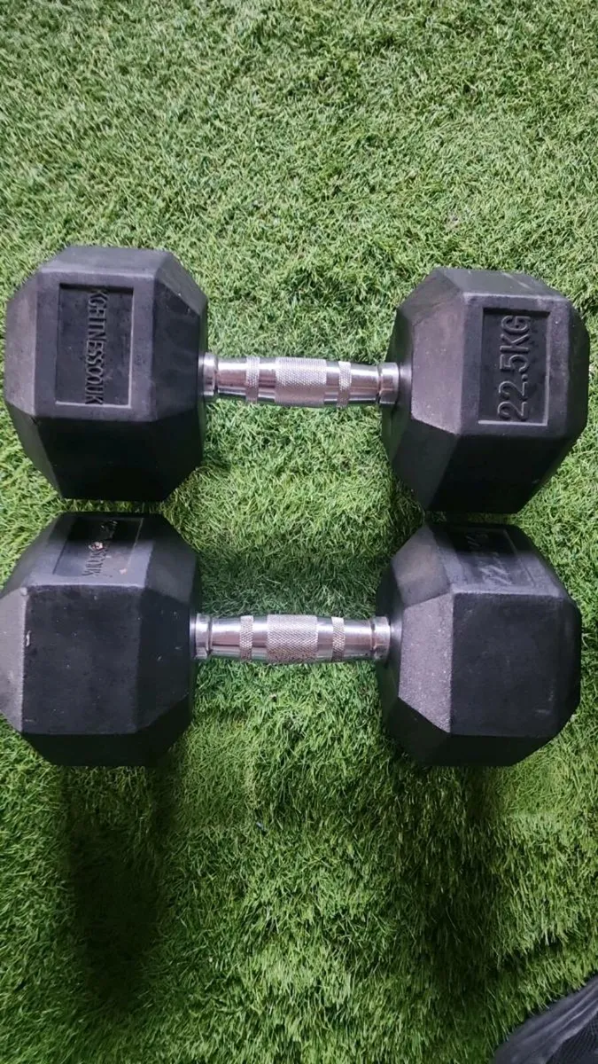 Hex dumbells 22.5kg