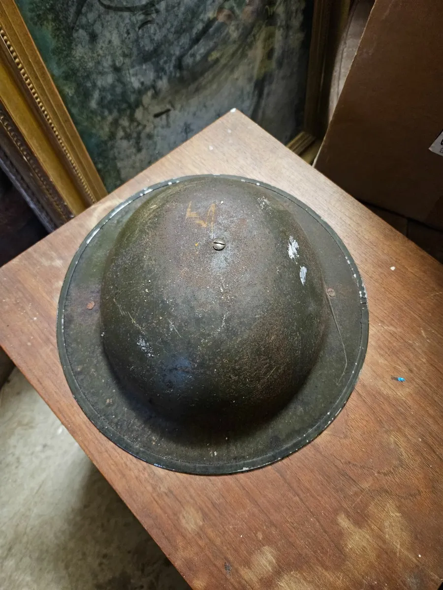 Vintage Army Helmet - Image 1