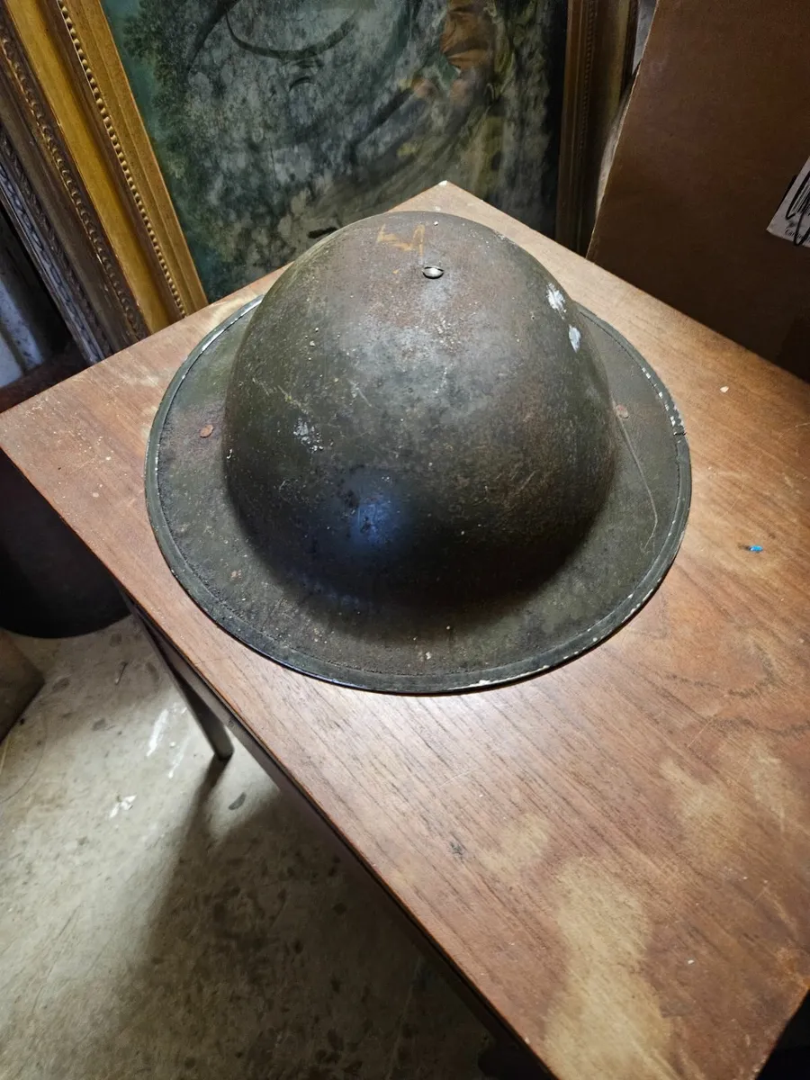 Vintage Army Helmet - Image 3