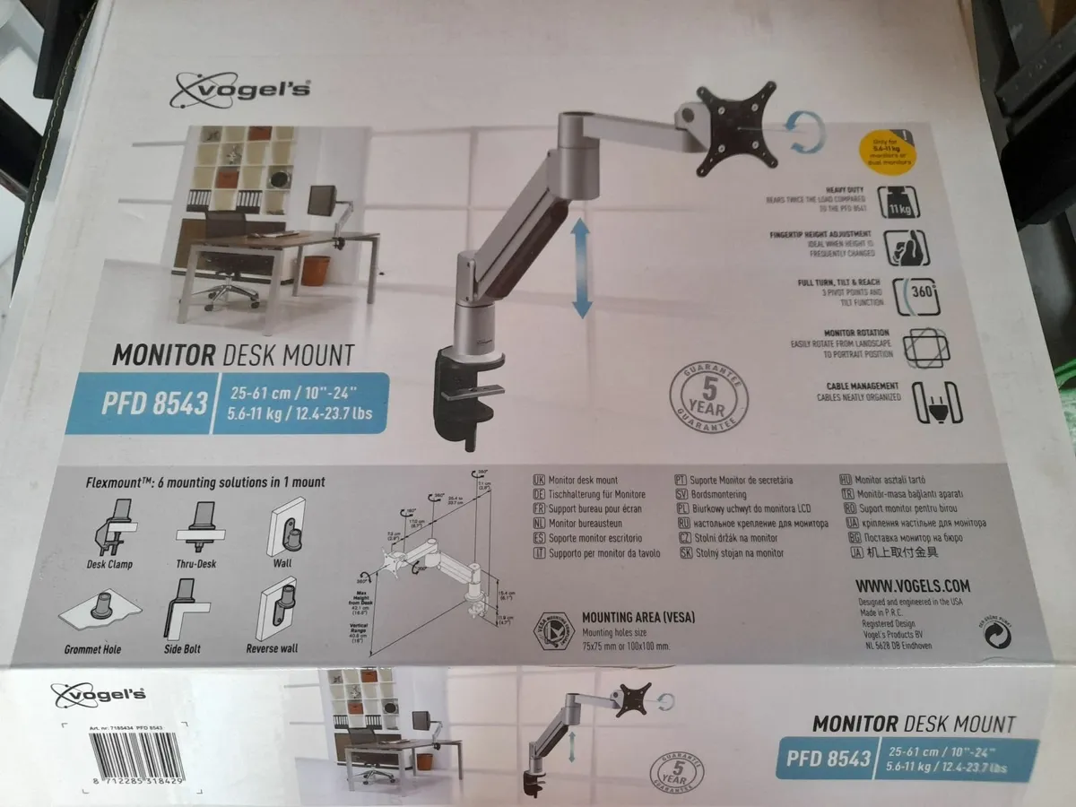 Vogel monitor arm - home office pc gaming - Image 3