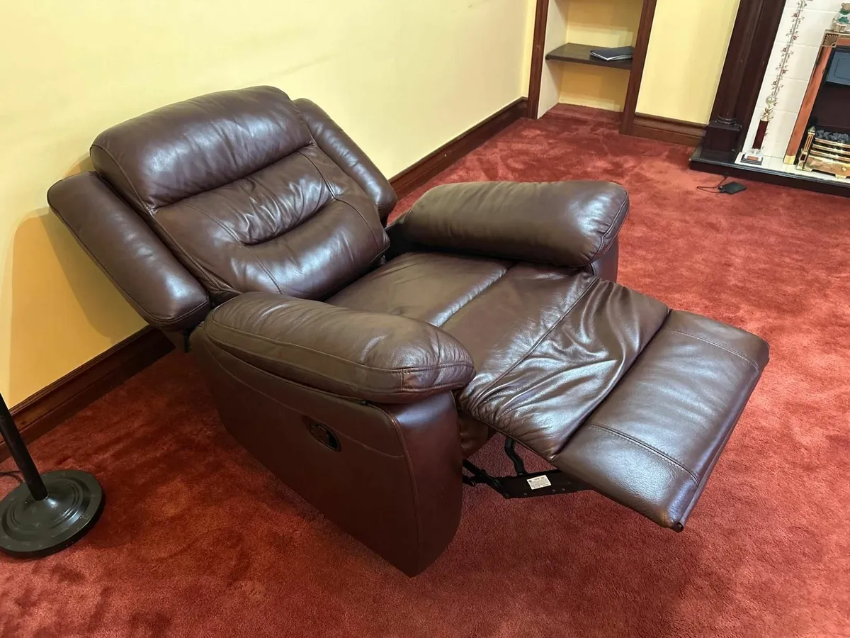 Leather Recliner Armchair - Image 3