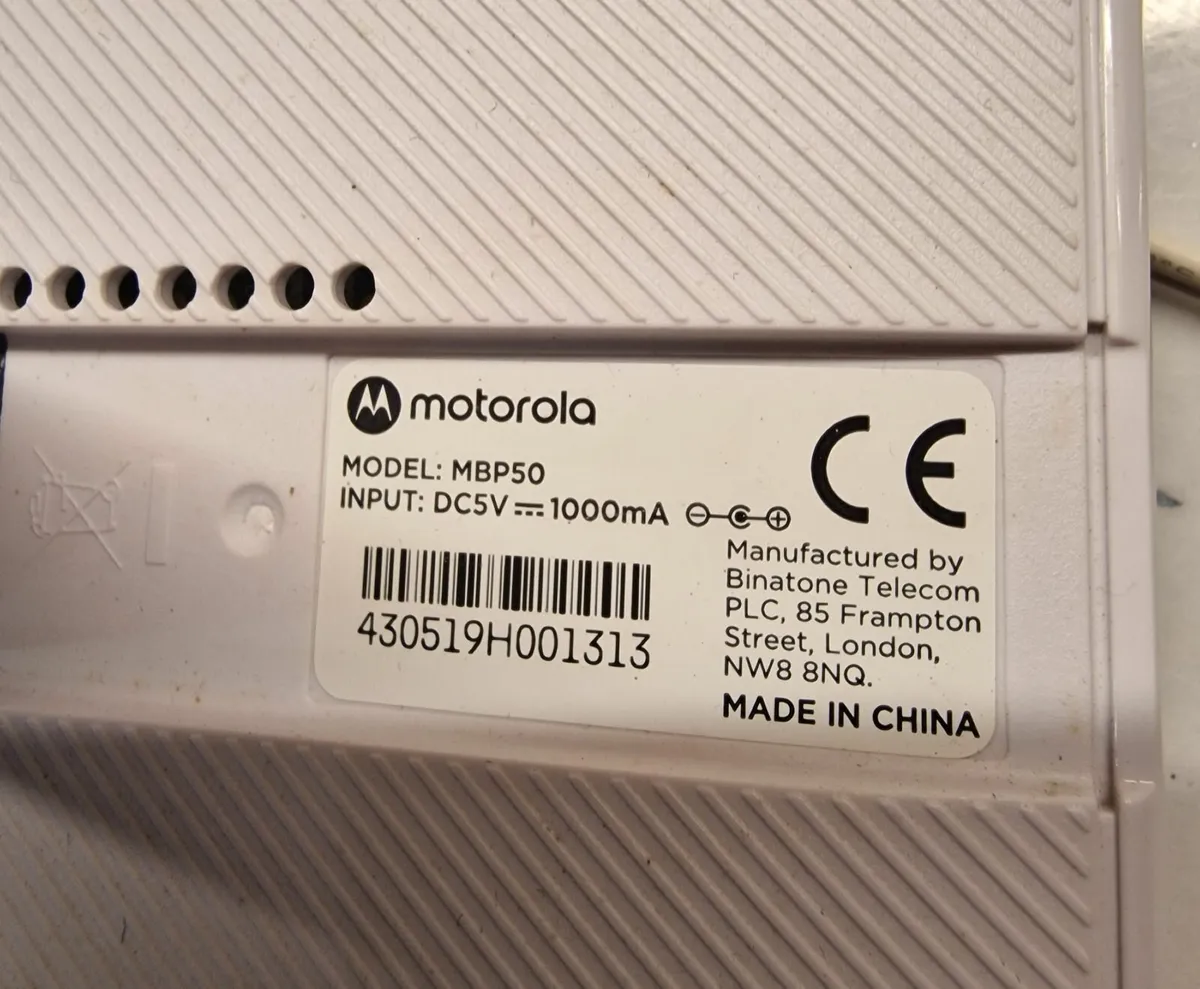Baby Monitor - Motorola MBP50 - Image 2