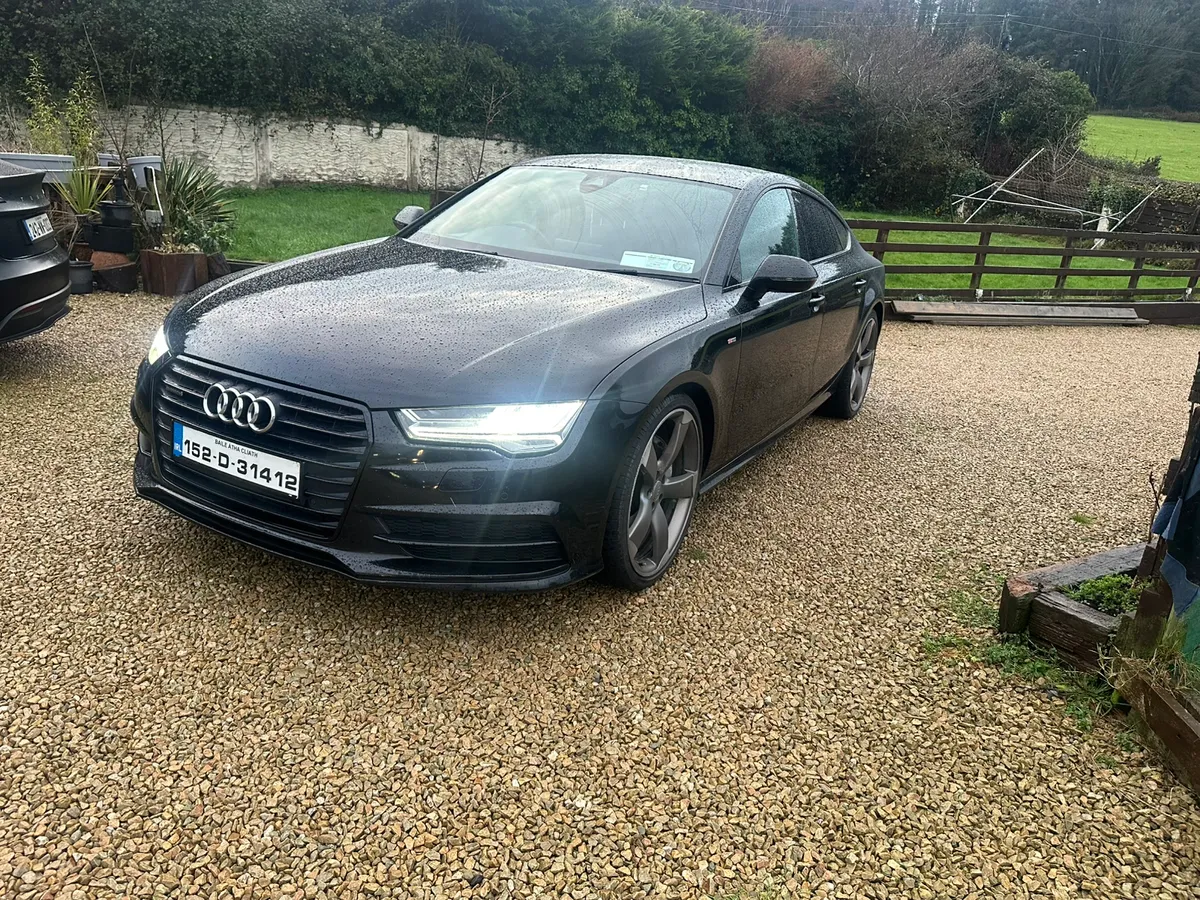 Audi A7 3.0 SLine 218 BHP Quattro 2015 Black EDT - Image 2