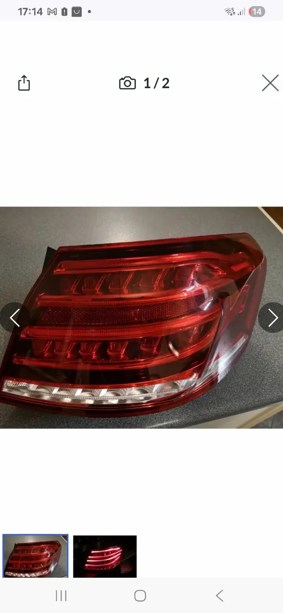 Mercedes-Benz E-Class rear lamp repair - Image 1