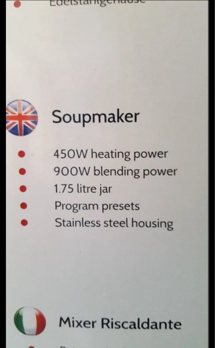 Ice cream smoothies soup maker - Image 3