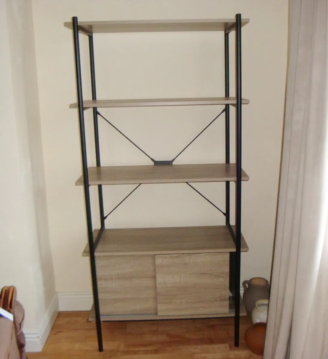 Bookcase room divider shelving unit loft - Image 1