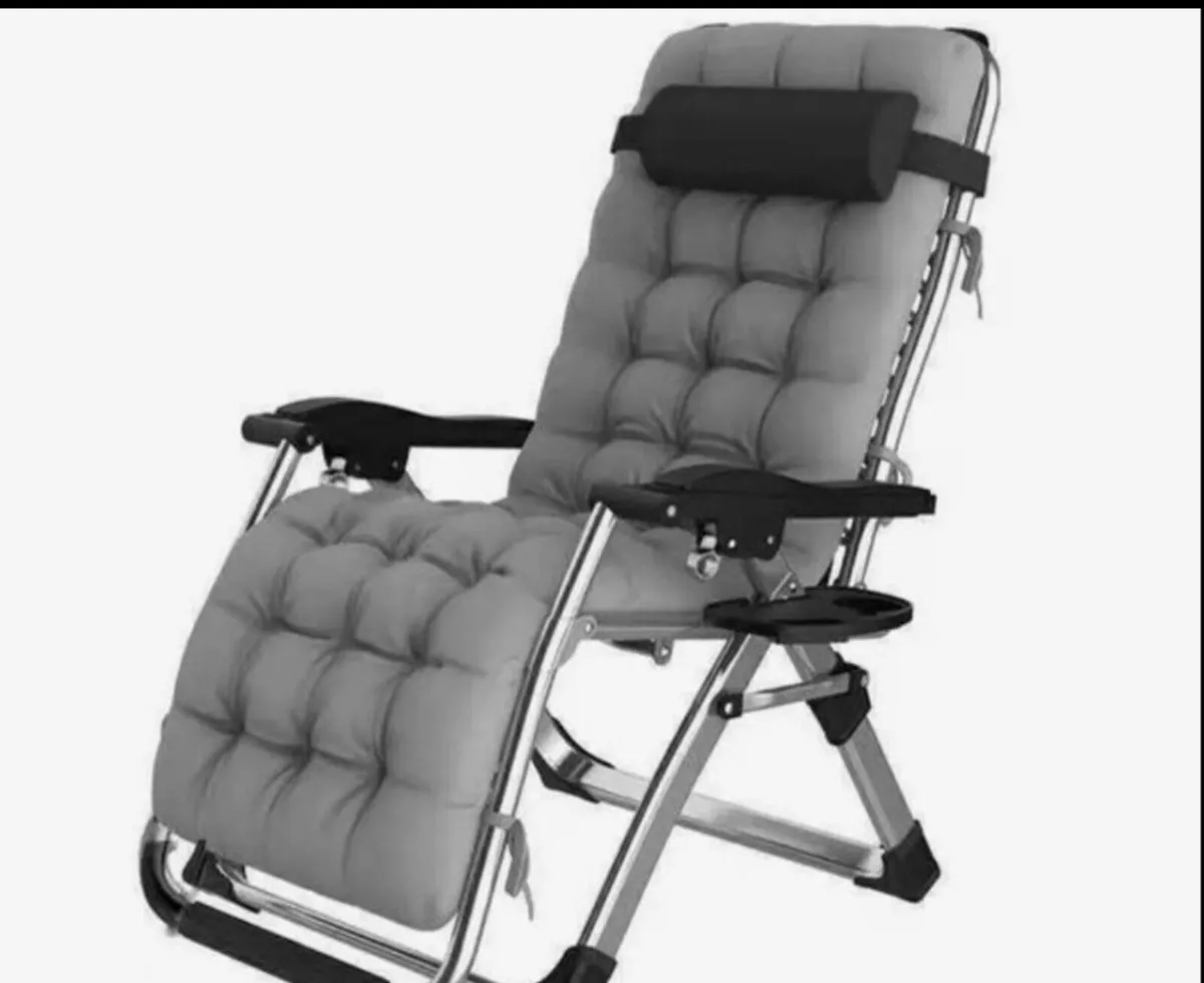 2 Garden beach camping terrace chairs - Image 2