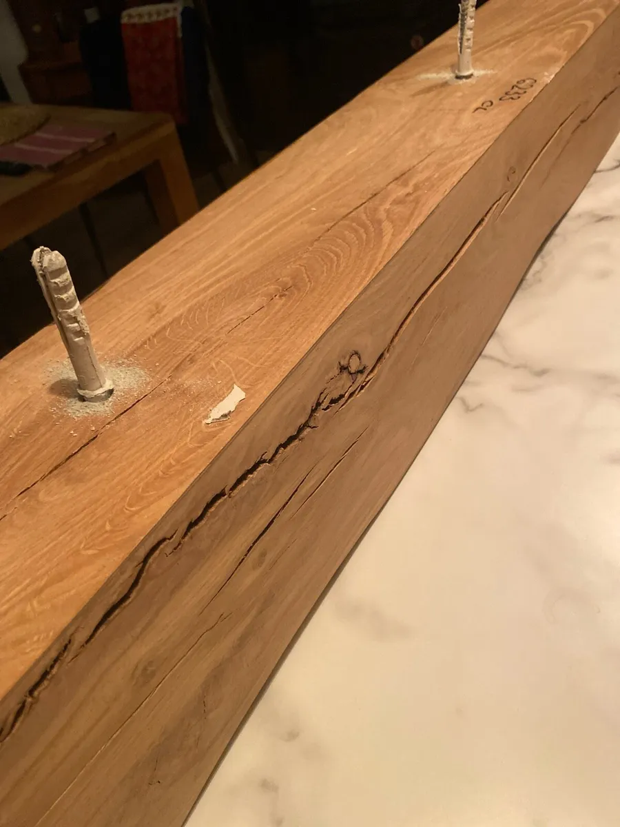 Solid oak Mantle piece - Image 3
