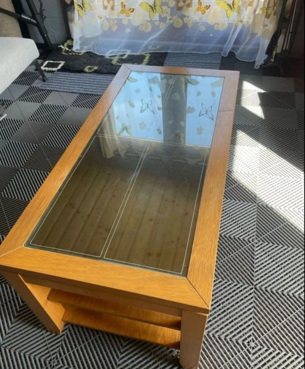 Wooden coffee table - Image 3