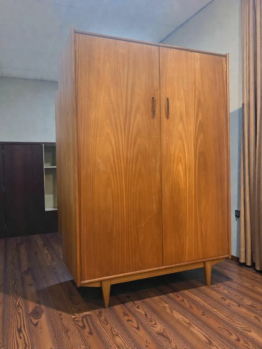 Wardrobes x 2 - Mid Century - Solid Teak - Image 4