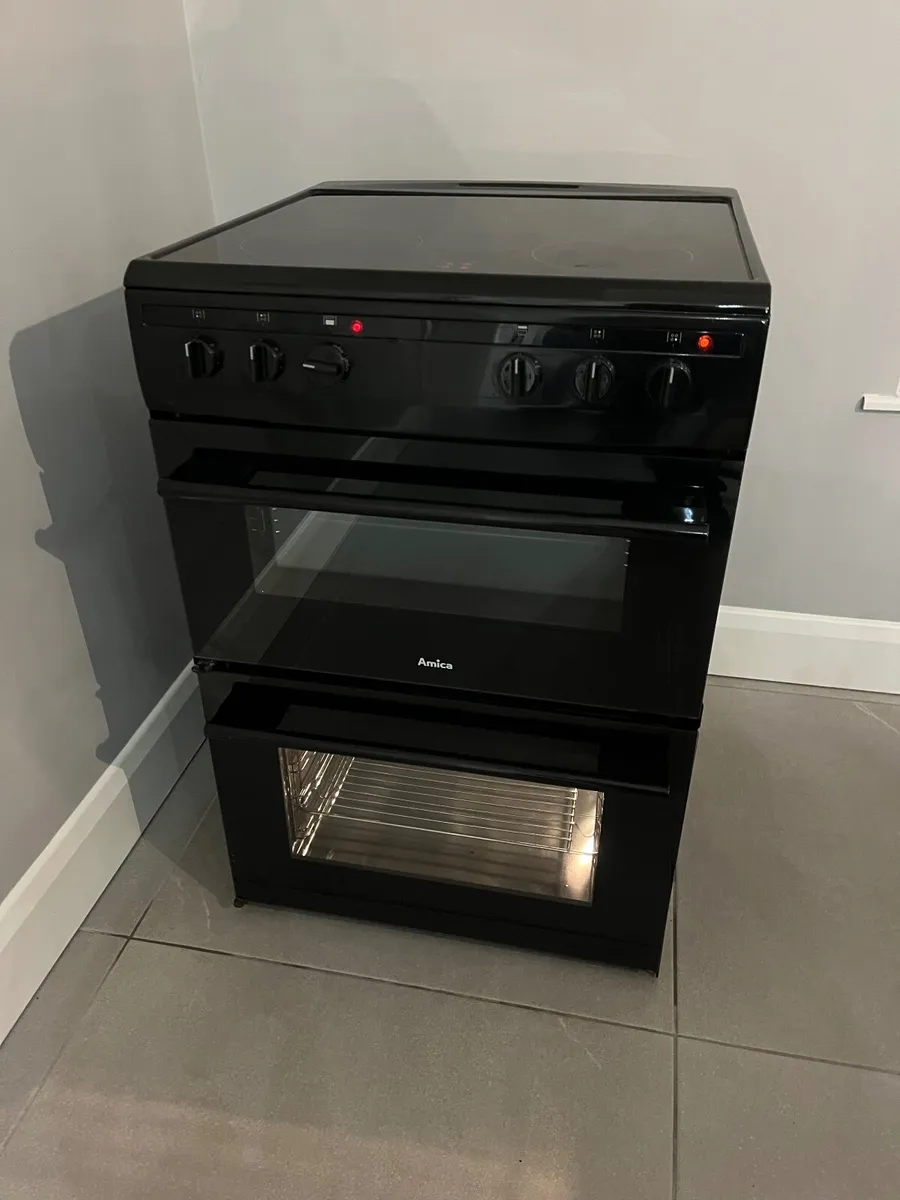 Amica 60cm wide double oven cooker - Image 2