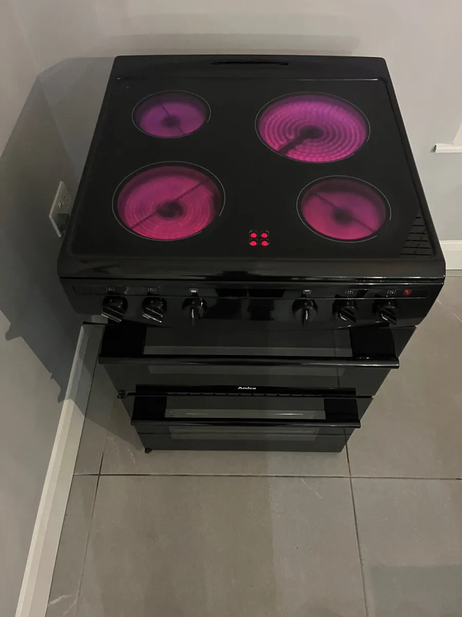 Amica 60cm wide double oven cooker - Image 3