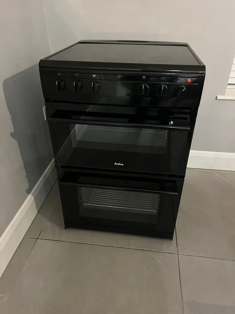 Amica 60cm wide double oven cooker - Image 4