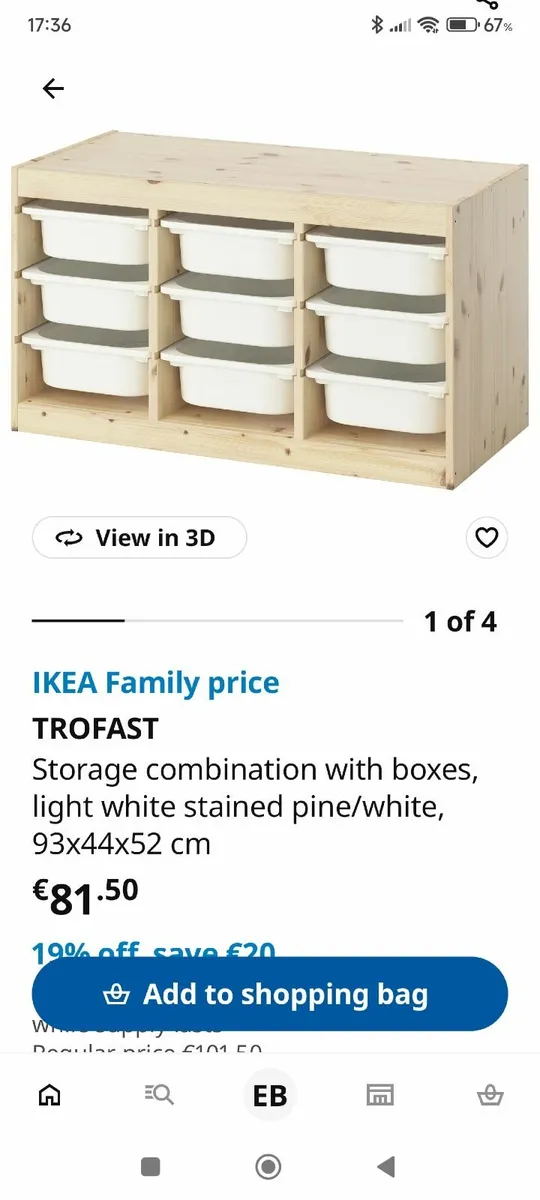 Ikea Trofast storage x 2 - Image 3