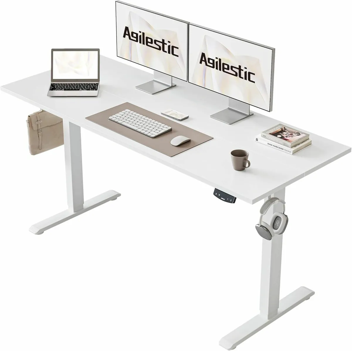 Electric Standing Desk 140x60cm Height Adjustable - Image 1