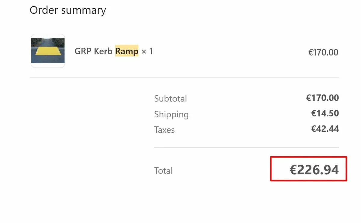 Curp Ramp for Wheelchairs and Hand Trolleys - Image 4