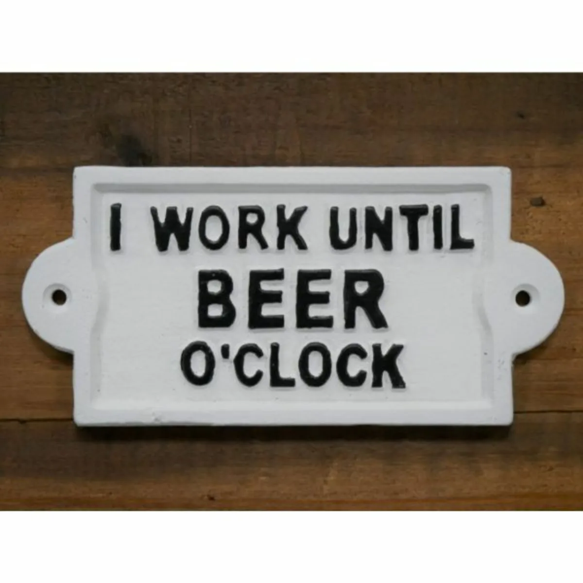 Sign – Beer O Clock – Cast Iron – D7123