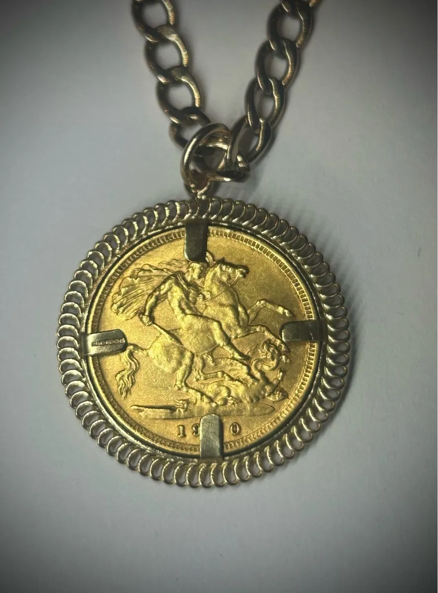 Mounted Half Sovereign Necklace - Image 2