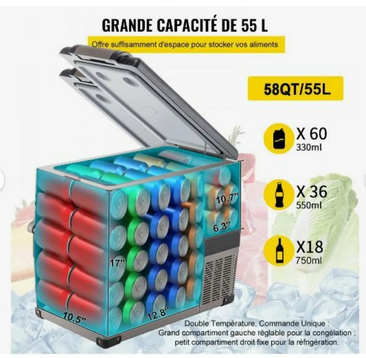 Car Refrigerator 55L - Image 2