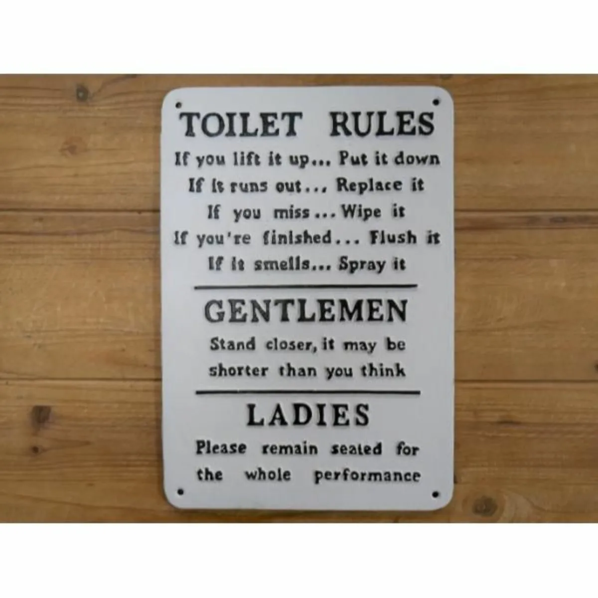 Toilet Rules D7129
