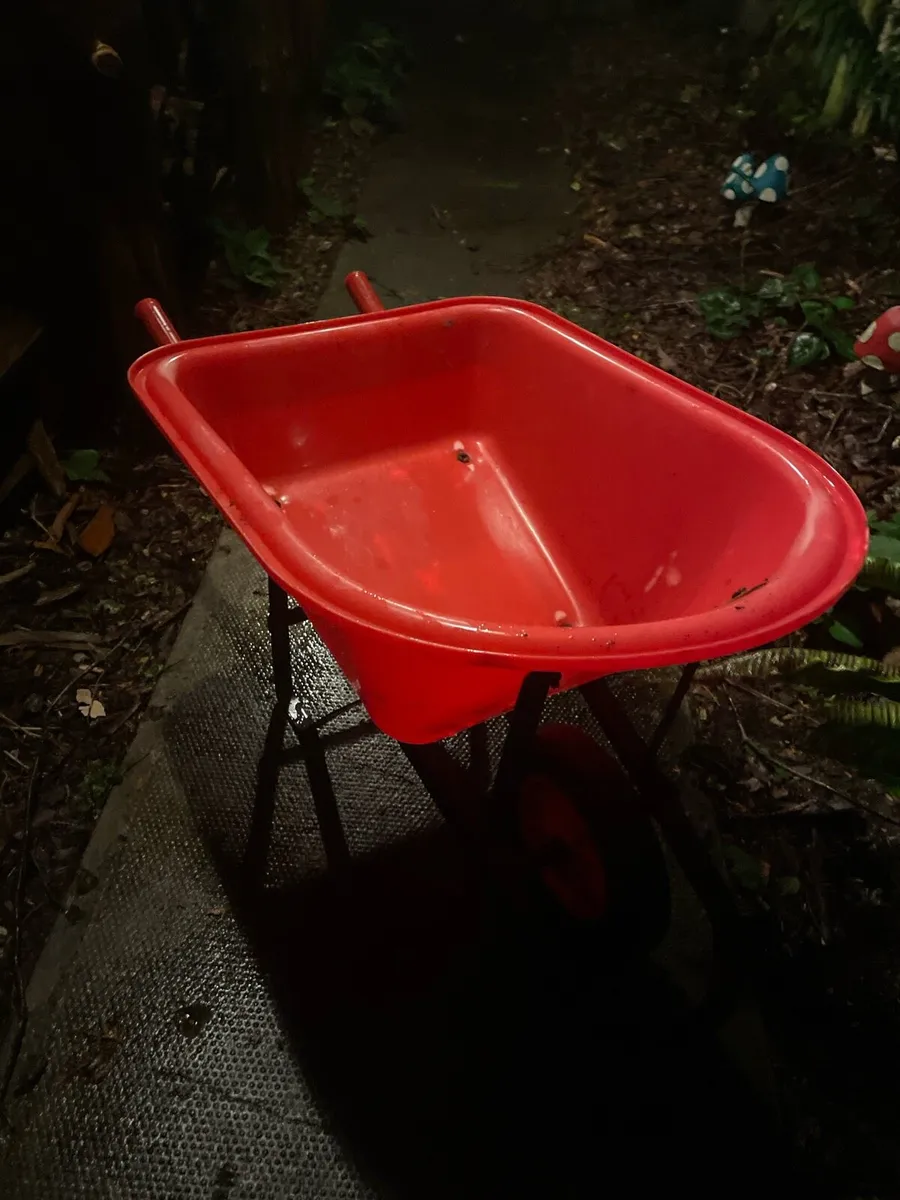 FREE Kids seesaw roundabout & wheelbarrow & seat - Image 3