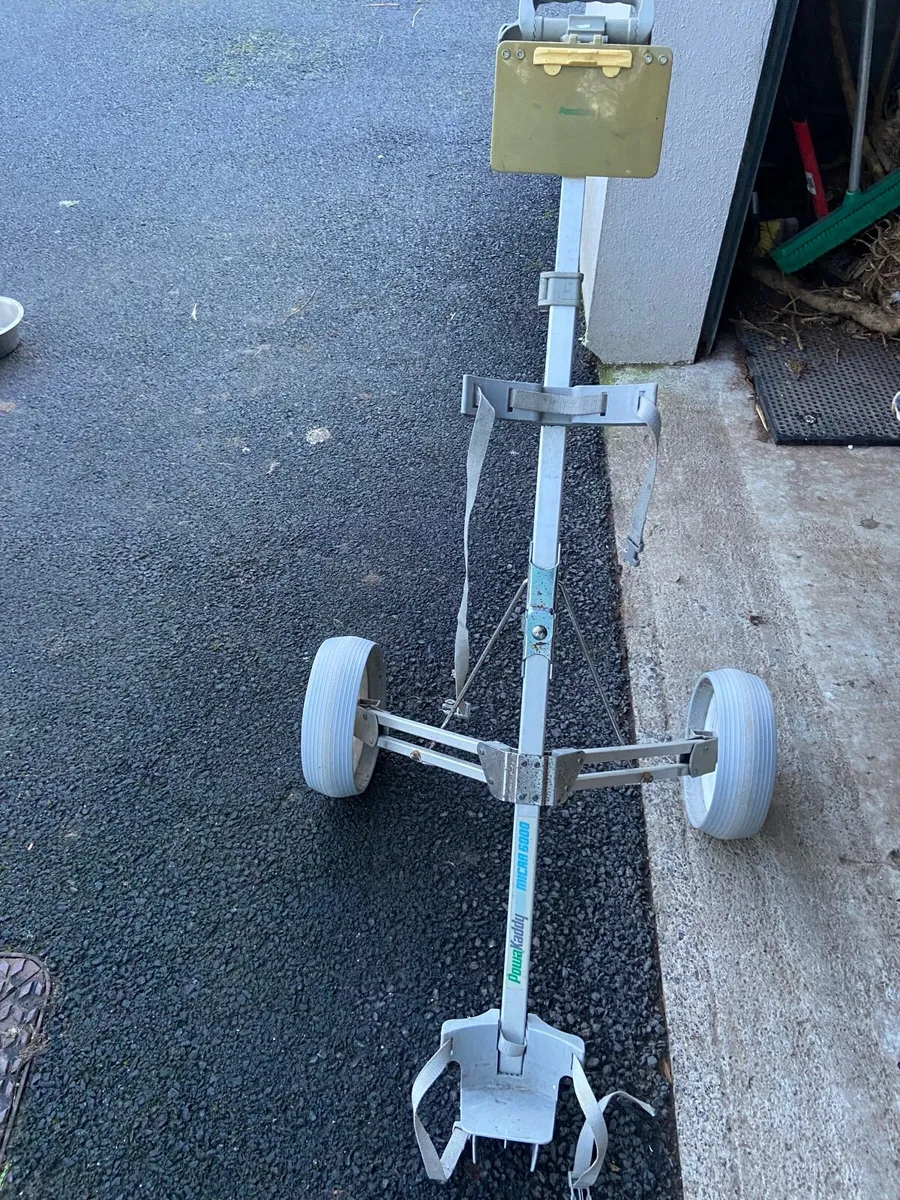 2x push golf trolleys - Image 2