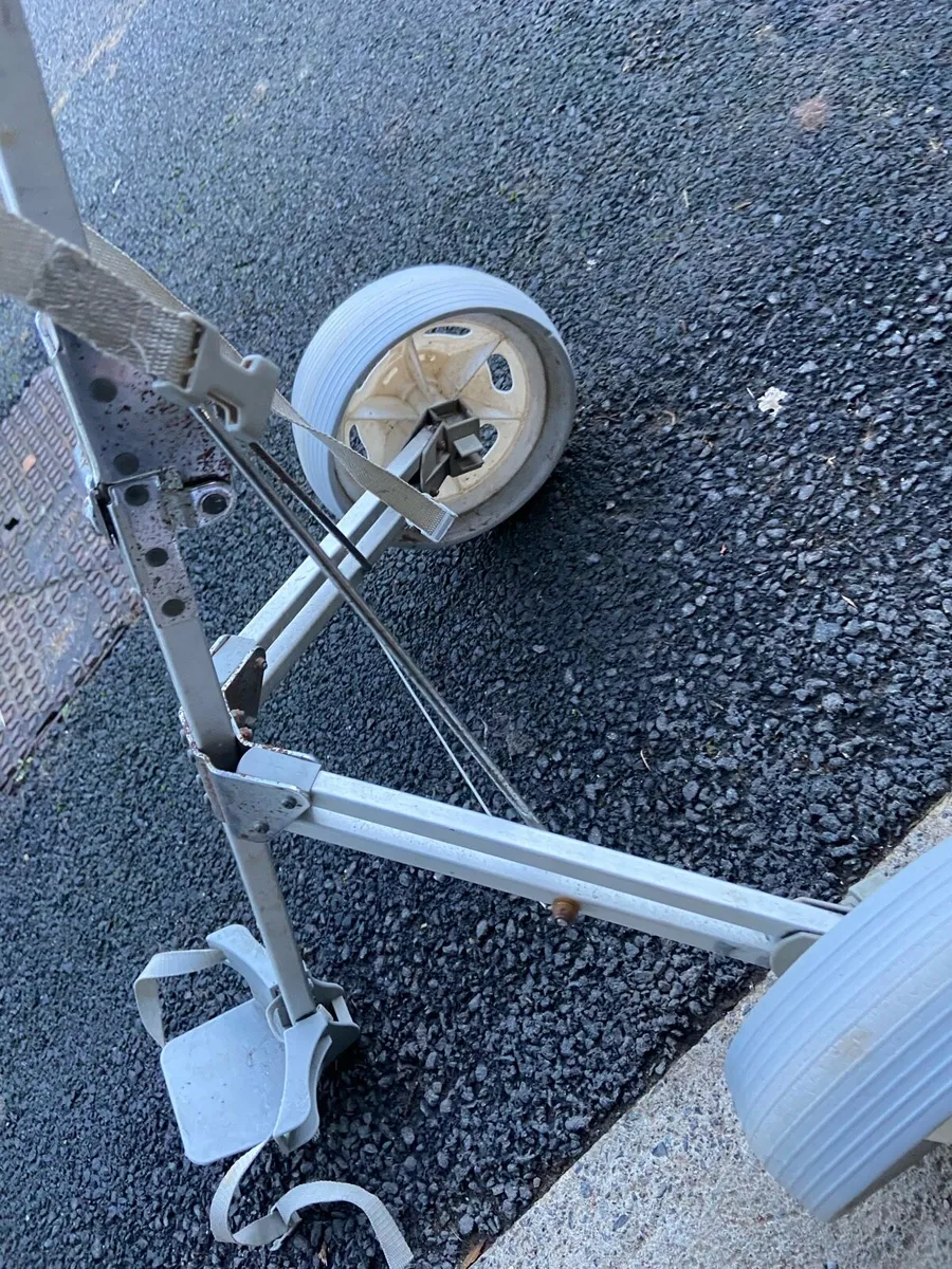 2x push golf trolleys - Image 4