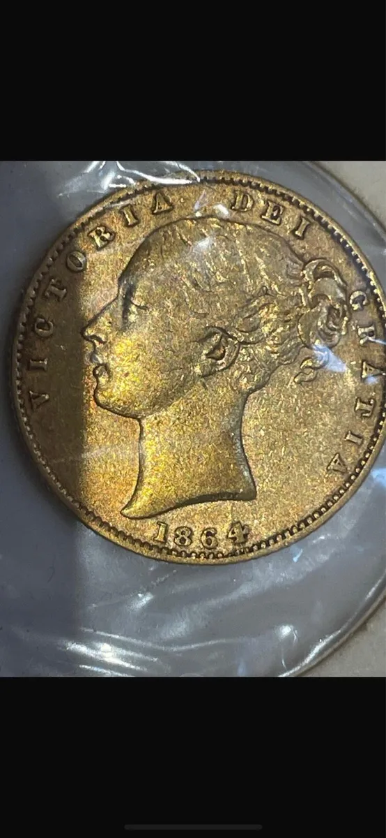 1864 Victorian half sovereign - Image 3