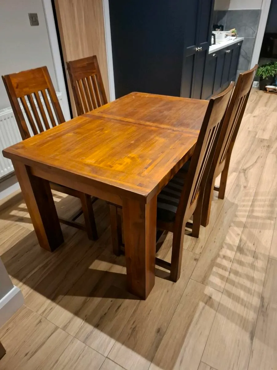 Dining table and chairs - Image 4