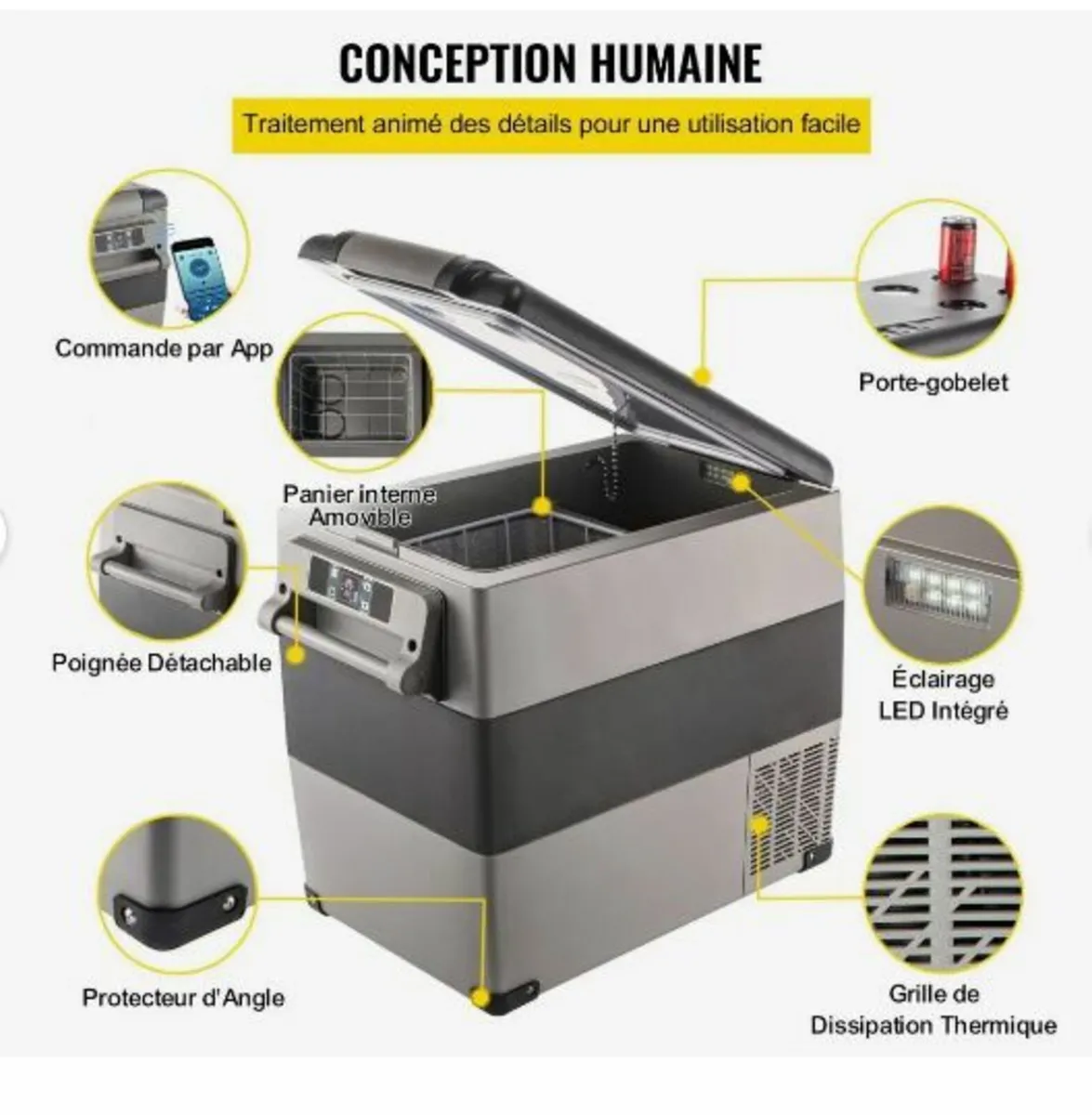 Car Refrigerator 55L - Image 4
