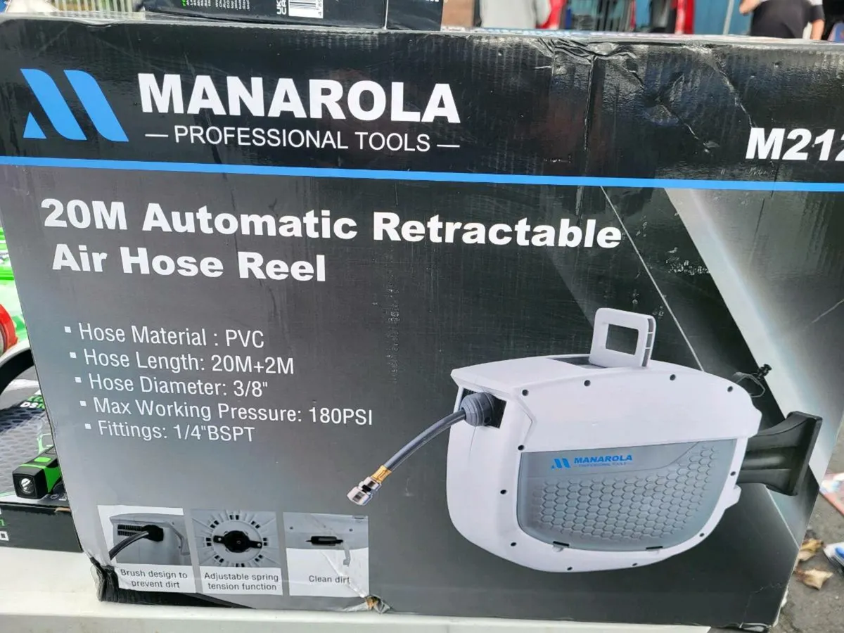 20 meter air hose reel