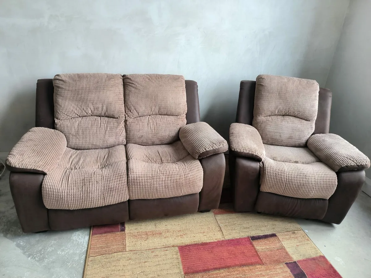 Free Sofa and Recliner Armchair – Collection Only - Image 1