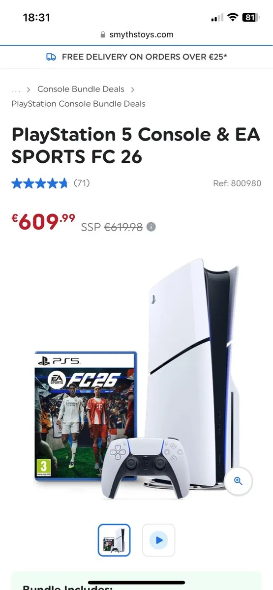 PlayStation 5 with EA Sports 26 - Image 2