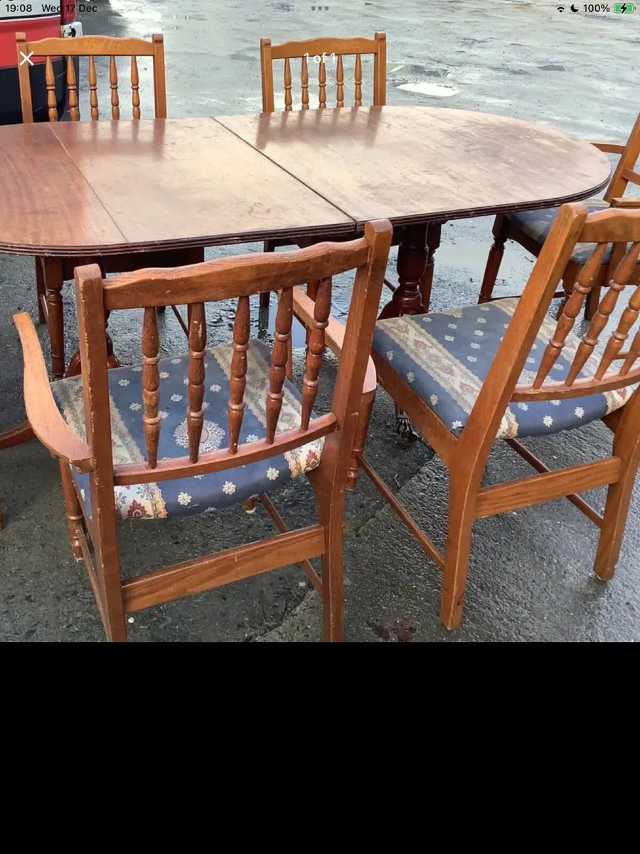 Table and chairs