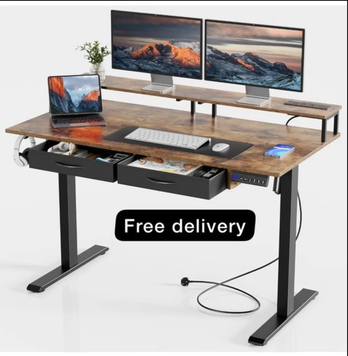 Standing Desk, Electric Height Adjustable Desk