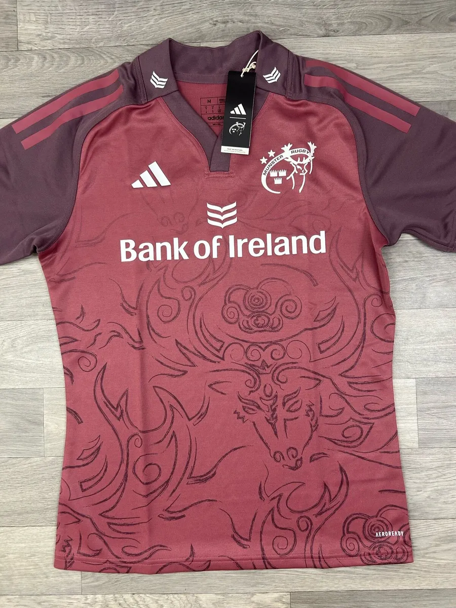 NEW Adidas Munster Rugby Euro Jersey Shirt Mens M - Image 2