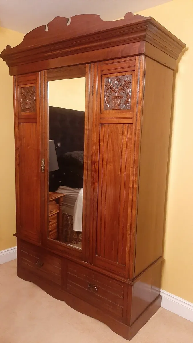 Antique Wardrobe - Image 1