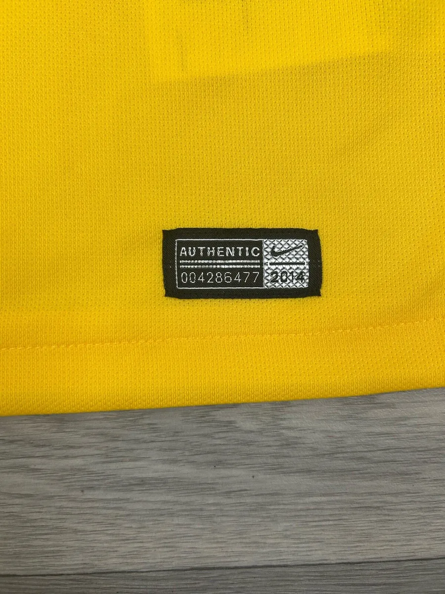 NEW Deadstock 2014 Nike Brazil Home Jersey Large - Image 2