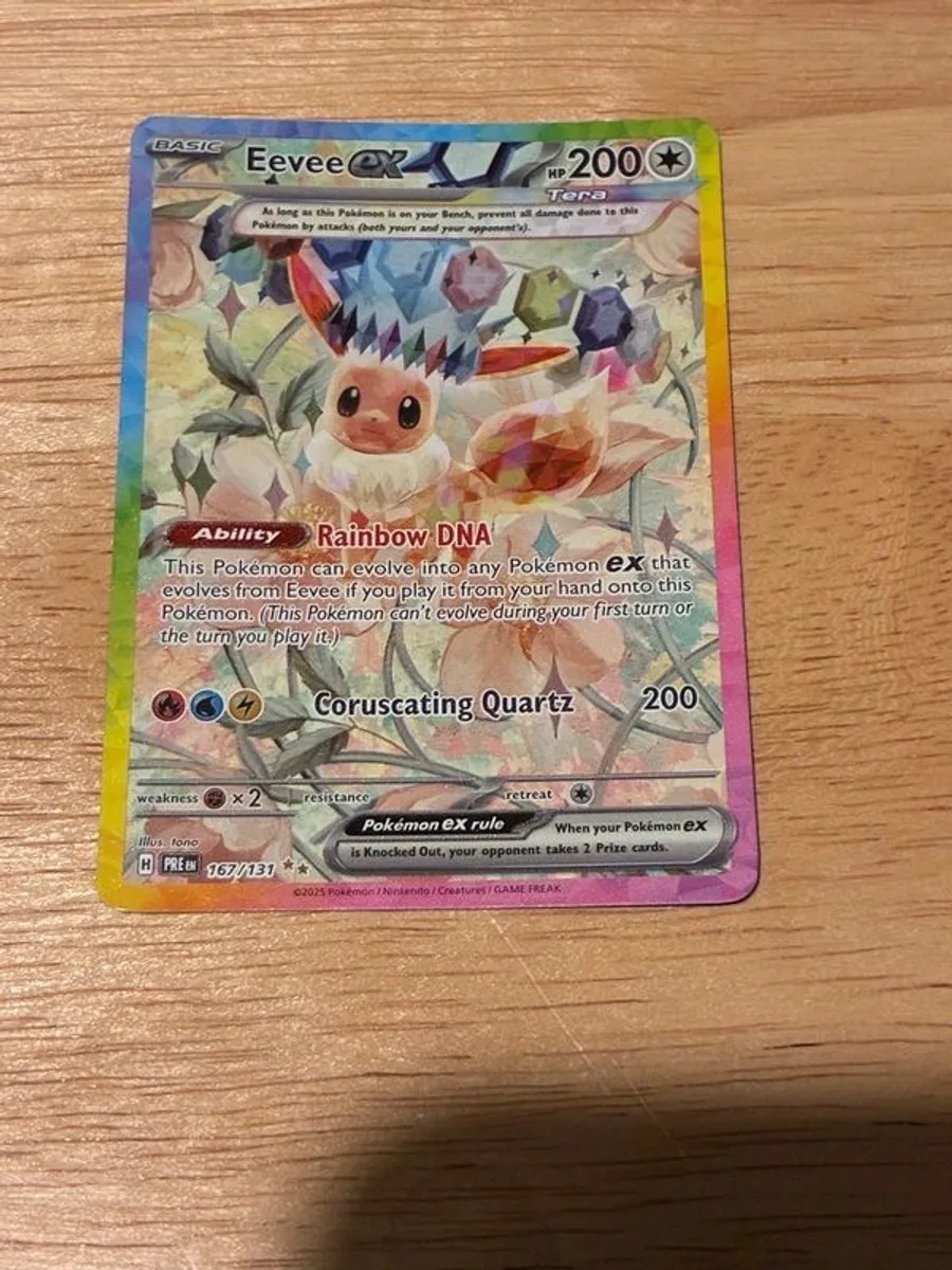 Pokemon Card - Eevee ex Special Illustration Rare (SIR) 167/131 - Image 1