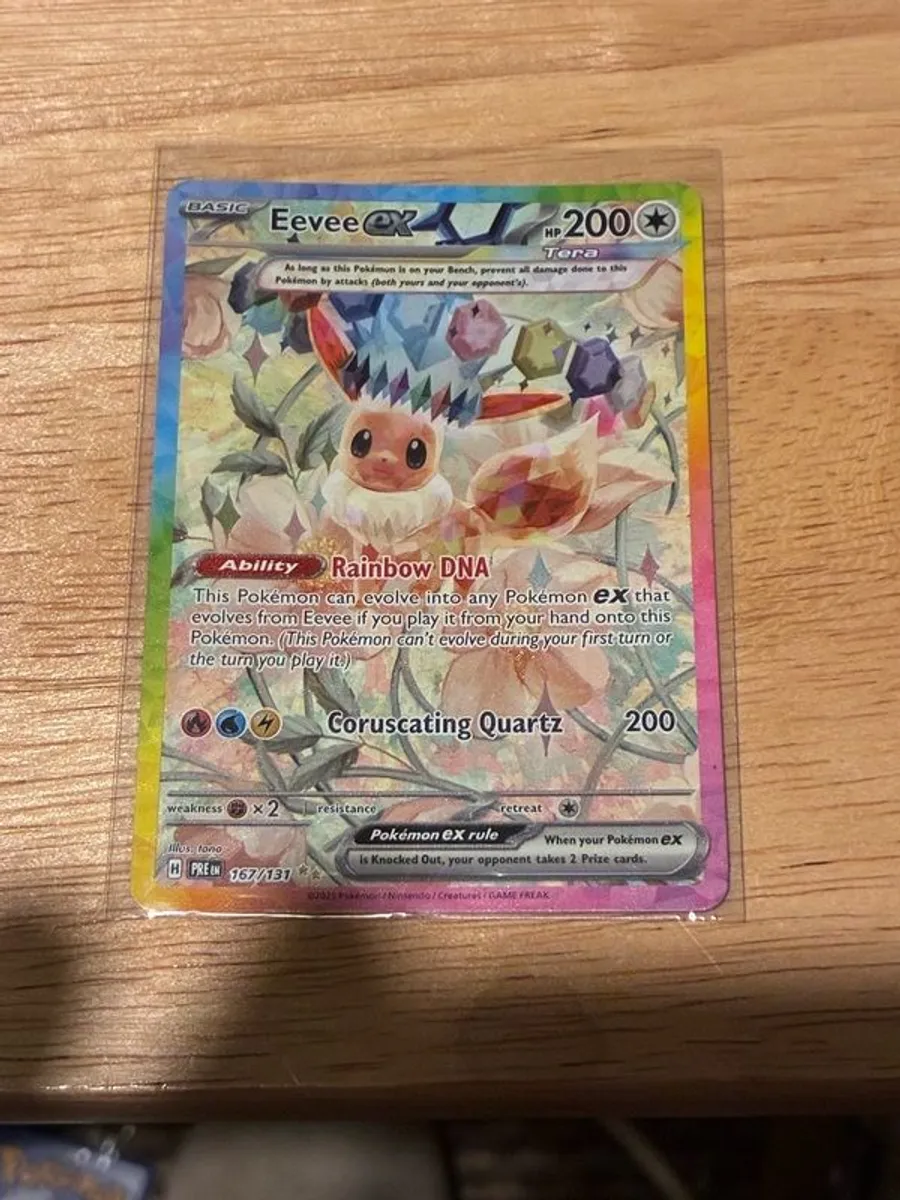 Pokemon Card - Eevee ex Special Illustration Rare (SIR) 167/131 - Image 3