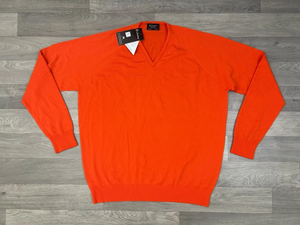 NEW Glenbrae Merino Wool Golf Jumper Mens XL - Image 1