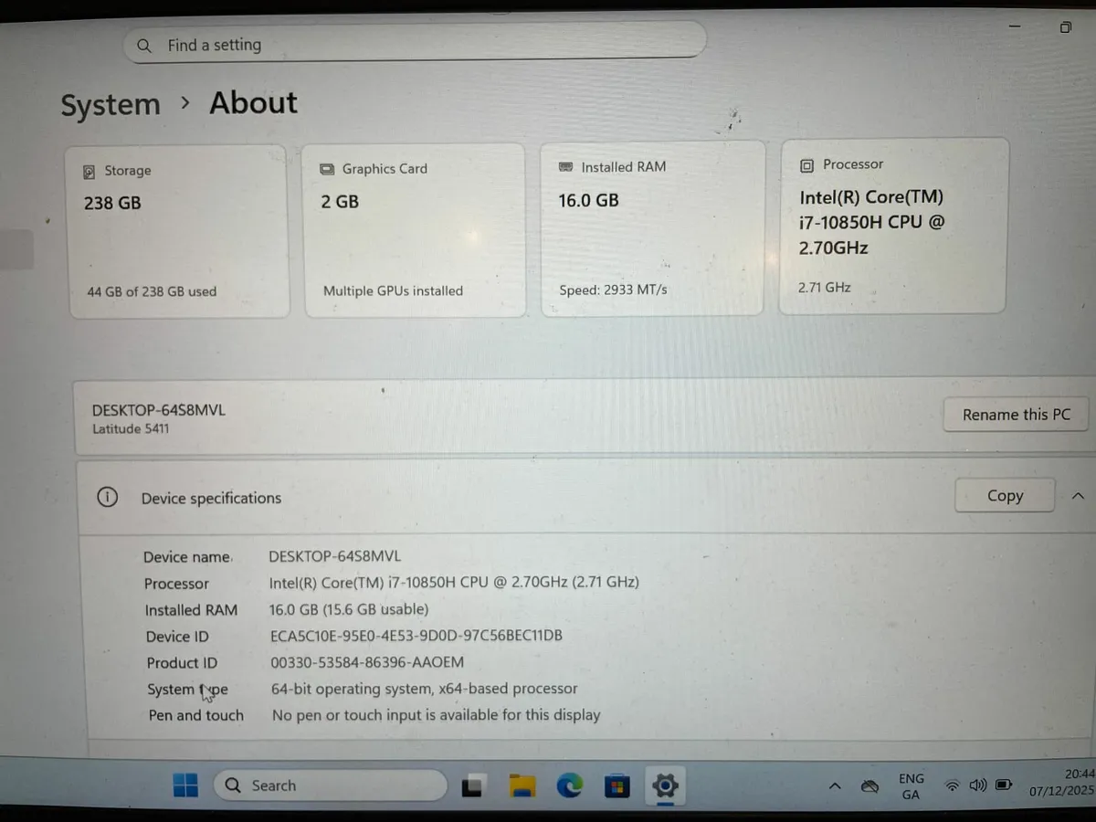 Dell Latitude 5411 - Image 4
