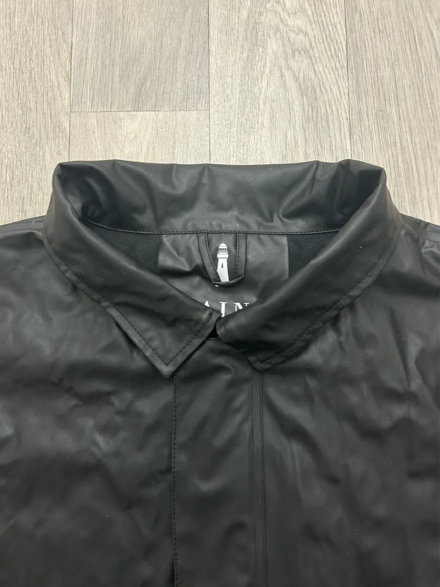 Rains Waterproof Long Jacket Raincoat Mens L/XL - Image 4