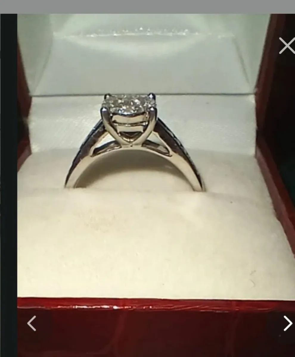 Solitaire diamond ring - Image 4
