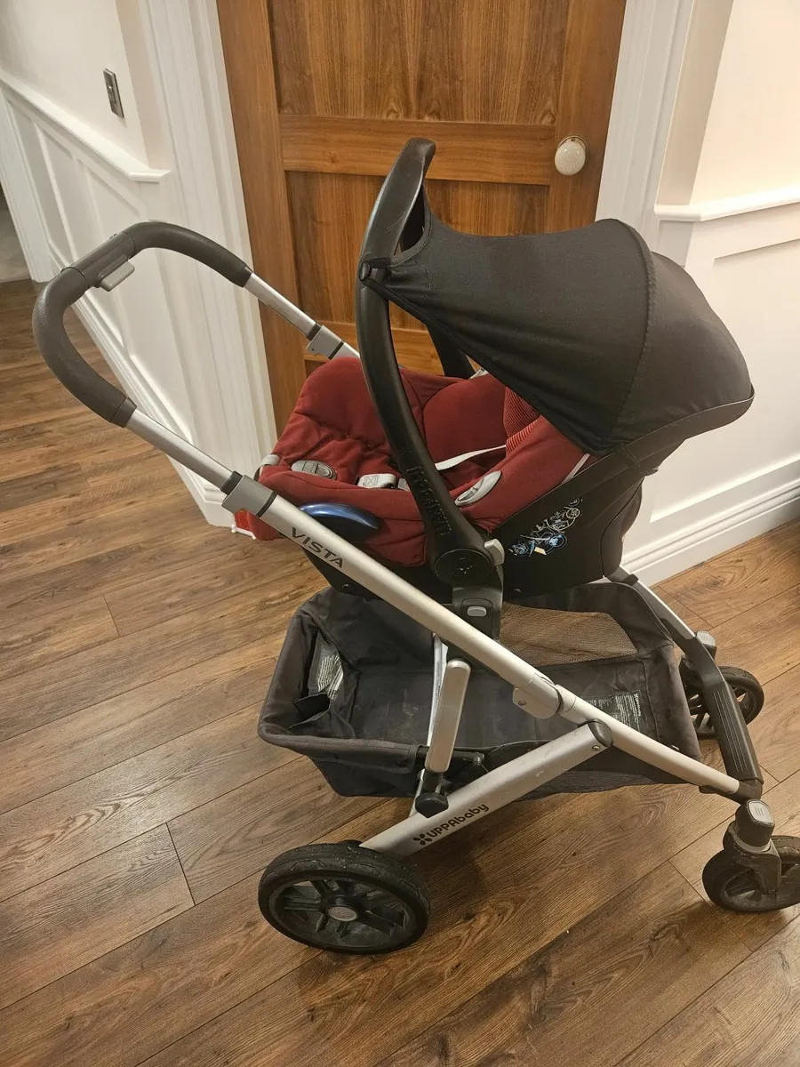 UPPA baby vista buggy,pram and car seat. - Image 4