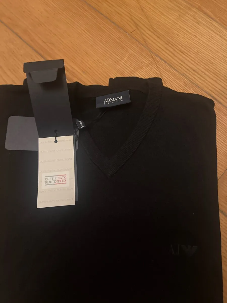 New Armani black jumper - Image 2