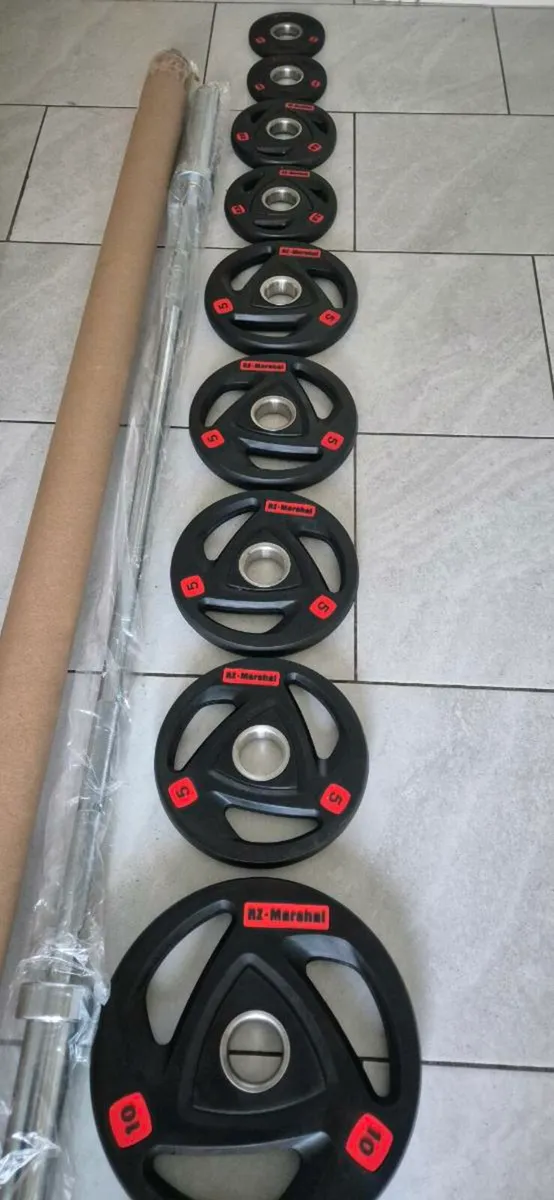 Brand new Olympic weight lifting set C - Image 4